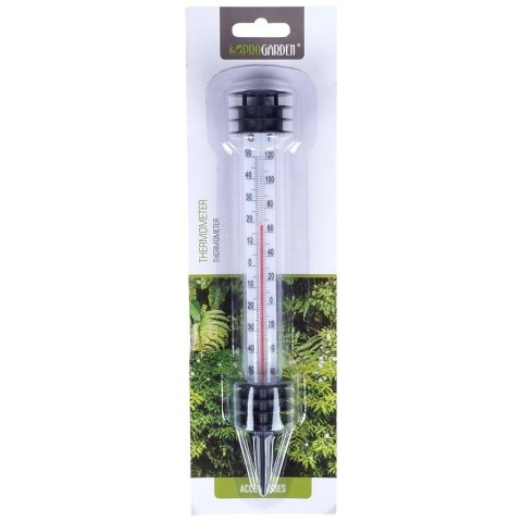 Termometr zewnętrzny wbijany biały 23 cm