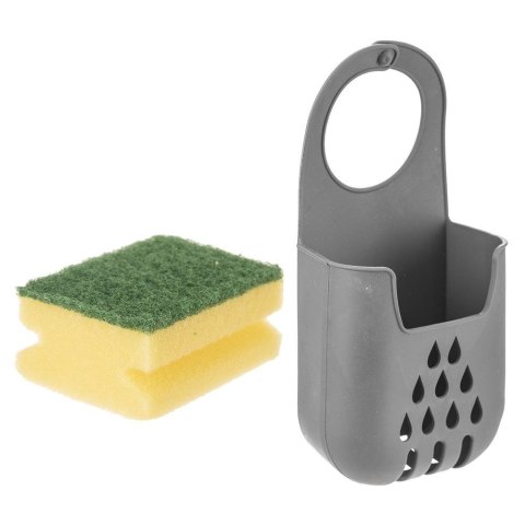 Uchwyt na gąbkę do naczyń szary Uchwyt na gąbkę do naczyń szary