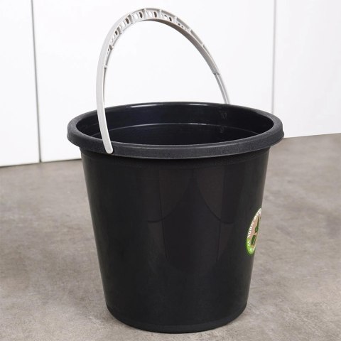 Wiadro plastikowe czarne 10 l Wiadro plastikowe czarne 10 l