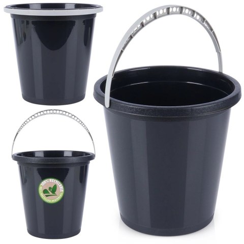 Wiadro plastikowe czarne 5 l Wiadro plastikowe czarne 5 l