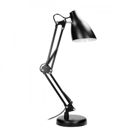 LAMPA BIURKOWA DIAN 60W E27 STAL, CZARNA LAMPA BIURKOWA DIAN 60W E27 STAL, CZARNA