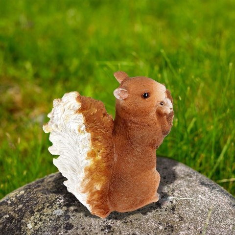 Wiewiórka figurka ogrodowa ozdobna ozdoba do ogrodu dekoracyjna dziecko 15x8x15 cm Wiewiórka figurka ogrodowa ozdobna ozdoba do ogrodu dekoracyjna dziecko 15x8x15 cm