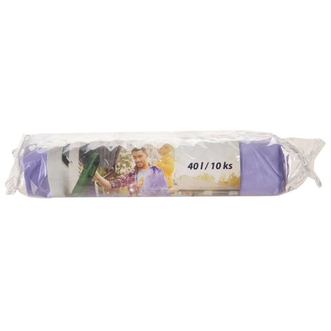 Worki na śmieci zapachowe lawendowe 40 l 10 szt. Worki na śmieci zapachowe lawendowe 40 l 10 szt.