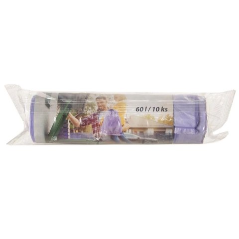 Worki na śmieci zapachowe lawendowe 60 l 10 szt. Worki na śmieci zapachowe lawendowe 60 l 10 szt.