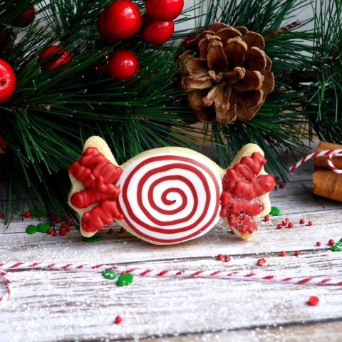 Wykrawacz cukierniczy stalowy / foremka do ciastek pierników cukierek 5,5 cm