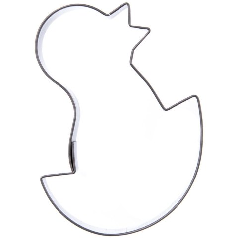 Wykrawacz cukierniczy stalowy kurczątko foremka do ciastek pierników wielkanocna 7 cm Wykrawacz cukierniczy stalowy kurczątko foremka do ciastek pierników wielkanocna 7 cm