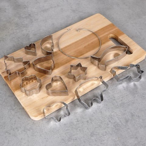 Wykrawacze do ciastek aluminiowe Boże Narodzenie 10 el. Wykrawacze do ciastek aluminiowe Boże Narodzenie 10 el.