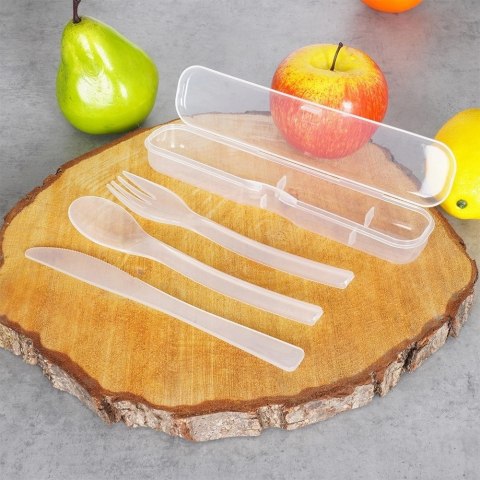 Zestaw sztućców plastikowy 4 el. Zestaw sztućców plastikowy 4 el.
