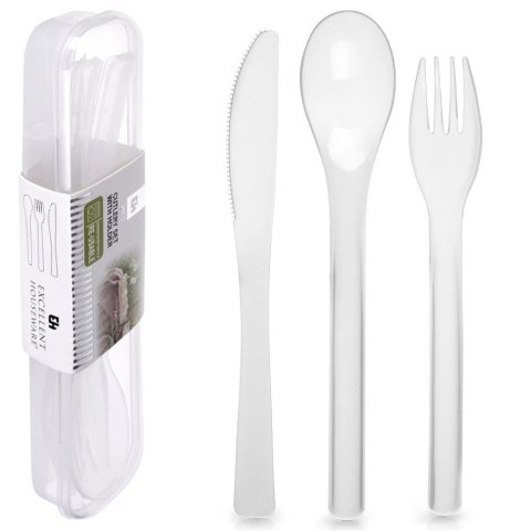Zestaw sztućców plastikowy 4 el. Zestaw sztućców plastikowy 4 el.