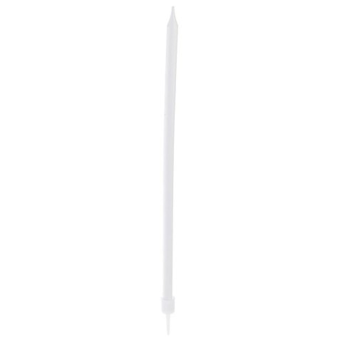 Świeczki do tortu białe długie 14,5 cm 12 szt. Świeczki do tortu białe długie 14,5 cm 12 szt.