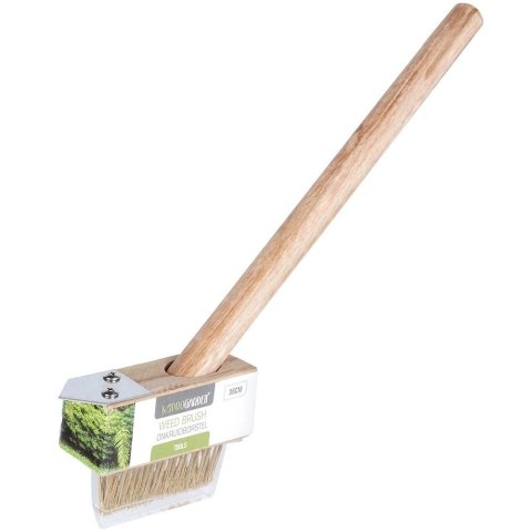 Szczotka do chwastów, kostki brukowej ze skrobakiem 35 cm Szczotka do chwastów, kostki brukowej ze skrobakiem 35 cm