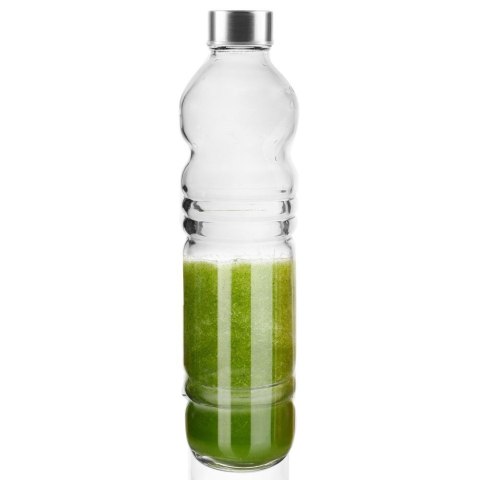 Butelka szklana na wodę sok lemoniadę smoothie koktajl 1,1 l Butelka szklana na wodę sok lemoniadę smoothie koktajl 1,1 l