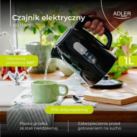 Czajnik elektryczny 1,0 L | STRIX | Obrotowa podstawa |