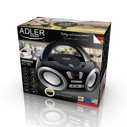 Radio Boombox CD-MP3 | USB | FM Radio | AUX | Gniazdo słuchawkowe Radio Boombox CD-MP3 | USB | FM Radio | AUX | Gniazdo słuchawkowe