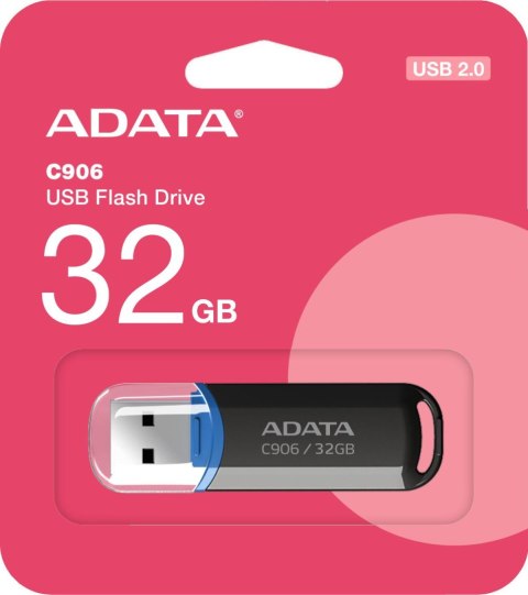 Adata Pendrive C906 32GB USB2.0 czarne ADATA Adata Pendrive C906 32GB USB2.0 czarne ADATA