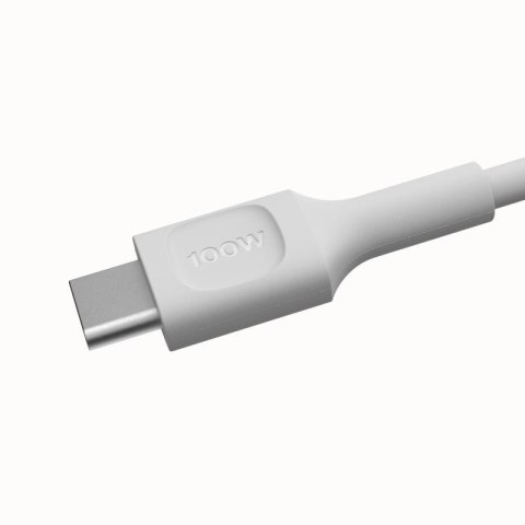 KABEL USB-C / USB-C Greencell PowerFlex 200cm PD 100W biały silikonowy GREEN CELL