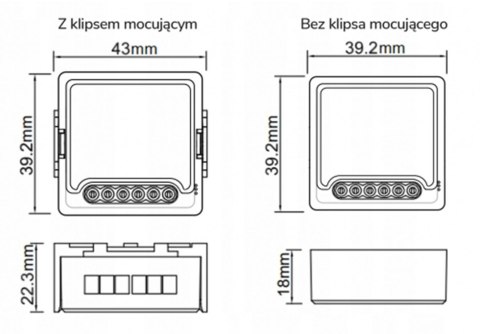 Moduł OXT mini sterownik scen 12 akcji 230V ZigBee TUYA T254 OXT
