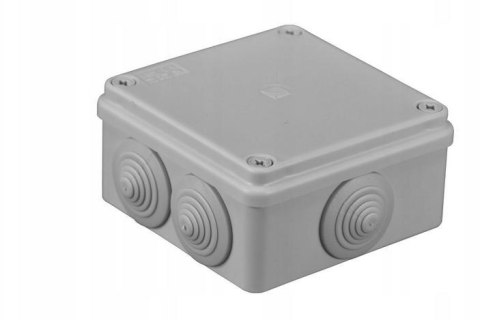 Puszka hermetyczna 100 x 100 x 50 dławik IP65 bezhalogenowa, szara PAWBOL S-BOX 106 PAWBOL Puszka hermetyczna 100 x 100 x 50 dławik IP65 bezhalogenowa, szara PAWBOL S-BOX 106 PAWBOL