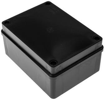 Puszka hermetyczna 150 x 110 x 70 bez dławików IP65 bezhalogenowa, czarna PAWBOL S-B316C PAWBOL Puszka hermetyczna 150 x 110 x 70 bez dławików IP65 bezhalogenowa, czarna PAWBOL S-B316C PAWBOL