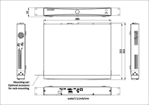 Rejestrator IP Hikvision DS-7632NXI-K2(D) HIKVISION