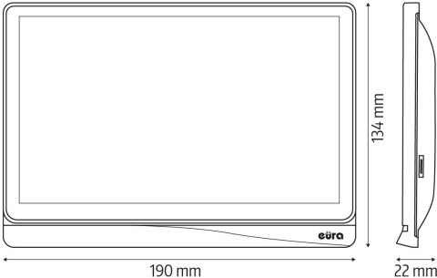 Wideodomofon EURA VDP-30C5 Tuya EURA Wideodomofon EURA VDP-30C5 Tuya EURA