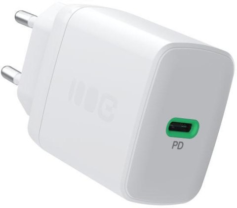 ŁADOWARKA SIECIOWA Greencell PowerSource Solo30 30W 1xUSB-C PD 3.0 QC 4.0+ biała GREEN CELL