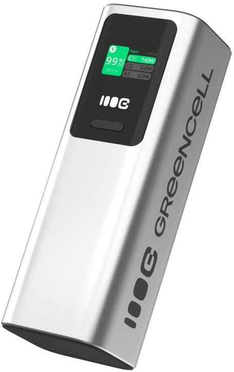 POWERBANK Greencell PowerPlay Ultra 25200mAh SZYBKIE ŁADOWANIE 140W 2x USB-C PD 1x USB-A GREEN CELL