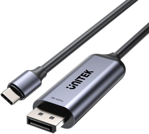 Przewód dwukierunkowy Unitek 8K USB-C do DisplayPort 1,5M UNITEK