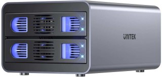 Unitek Obudowa RAID do dysku SATA 2.5''/3.5'' - 4 tryby, 40TB, 5Gb/s UNITEK