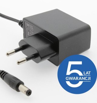 ZASILACZ WTYCZKOWY ESPE 12V 1,5A 18W WTYK PROSTY 2,1x5,5mm 5 LAT GW. ESPE
