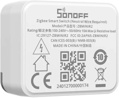 Inteligentny przełącznik ZigBee Sonoff ZBMINIR2 SONOFF