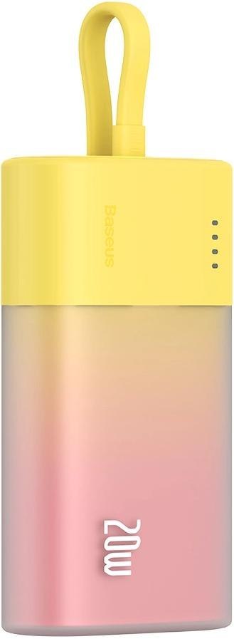 Powerbank Baseus Popsicle 5200mAh 20W z wbudowanym kablem Lightning BASEUS Powerbank Baseus Popsicle 5200mAh 20W z wbudowanym kablem Lightning BASEUS