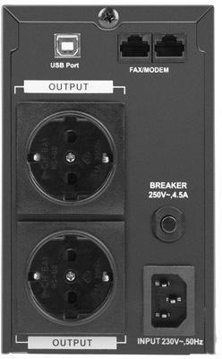 UPS ZASILACZ AWARYJNY Armac 650VA 390W LINE-INTERACTIVE SCHUKO ARMAC UPS ZASILACZ AWARYJNY Armac 650VA 390W LINE-INTERACTIVE SCHUKO ARMAC