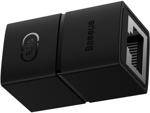 Złączka sieciowa łącznik kabli Ethernet RJ-45 Baseus AirJoy Series 2 szt. - czarna BASEUS Złączka sieciowa łącznik kabli Ethernet RJ-45 Baseus AirJoy Series 2 szt. - czarna BASEUS