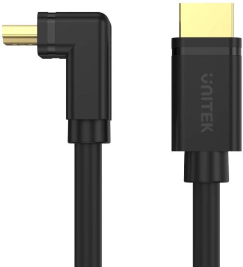 Kabel HDMI Unitek Y-C1002 kątowy HDMI 2.0 90 stopni 4K 3m UNITEK