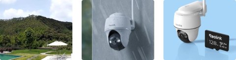 Kamera IP Reolink Argus Series B430 akumulatorowa 5MP WiFi USB-C biała REOLINK
