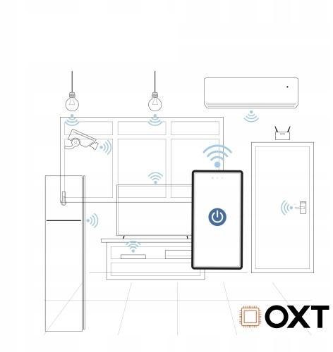Moduł OXT mini 1 obwód beznapięciowy WiFi Tuya OXT
