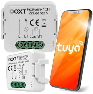 Moduł OXT mini przekaźnik 1 obw. bez N ZigBee TUYA OXT