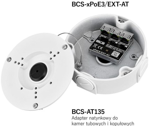 Switch POE BCS POWER BCS-xPoE3/EXT-AT BCS