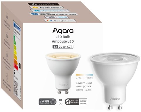 Żarówka LED Aqara LED Bulb T2 CCT GU10 AQARA Żarówka LED Aqara LED Bulb T2 CCT GU10 AQARA