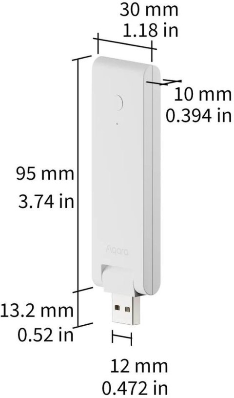 Aqara Hub M100 (Offline) | Jednostka centralna Smart Home | Zigbee, Homekit, EU AQARA Aqara Hub M100 (Offline) | Jednostka centralna Smart Home | Zigbee, Homekit, EU AQARA