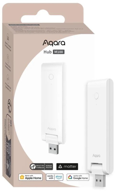 Aqara Hub M100 (Offline) | Jednostka centralna Smart Home | Zigbee, Homekit, EU AQARA Aqara Hub M100 (Offline) | Jednostka centralna Smart Home | Zigbee, Homekit, EU AQARA