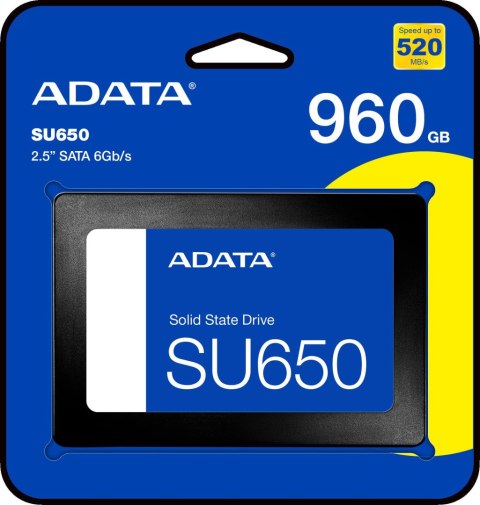 DYSK SSD ADATA Ultimate SU650 960G 2.5 S3 3D ADATA
