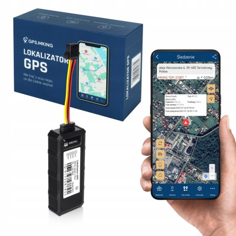 Lokalizator GPS Mking MK3 2G+4G ŚLEDZENIE POJAZDU ŁODZI ODCIĘCIE MKING