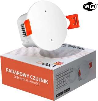 OXT Czujnik radar obecności jasności 230V WiFi TUYA T150 OXT
