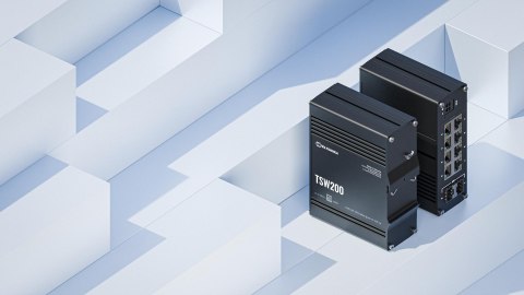 Teltonika TSW200 switch przemysłowy 8xGE 2xSFP PoE (TSW2000000B0) DIN TELTONIKA