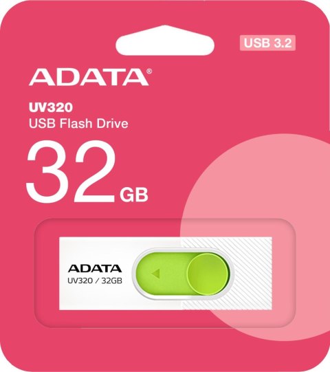 Adata Pendrive UV320 32GB USB 3.2 Gen1 Biały ADATA