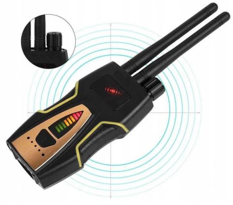 Wykrywacz lokalizator GPS kamer podsłuchów Mking MK8000 2 antenowy MKING