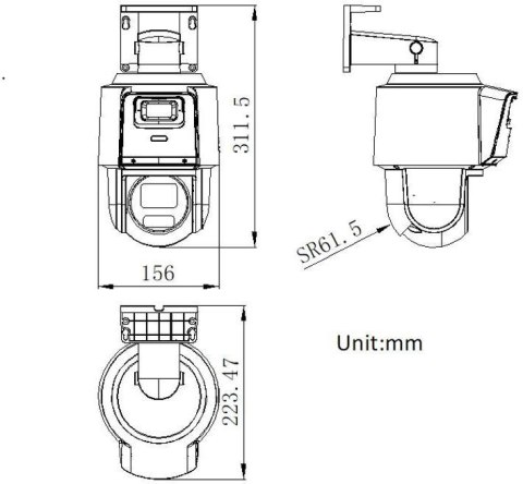 KAMERA IP HIKVISION DS-2SE3C404MWG-E/14(2.8mm)) KAMERA IP HIKVISION DS-2SE3C404MWG-E/14(2.8mm))