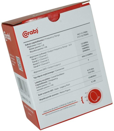 KONWERTER CORAB SCR SINGLE LNB unicable KONWERTER CORAB SCR SINGLE LNB unicable